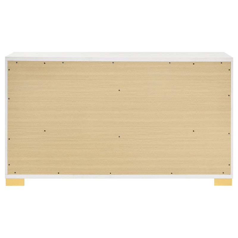 Marceline 6-drawer Dresser White - 222933