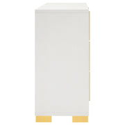 Marceline 6-drawer Dresser White - 222933