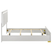 Marceline Wood Full LED Panel Bed White - 222931F