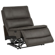 Marcell 5-Piece 3-Seat Power Home Theater Seating with Dual Consoles Grey - 609697PT
