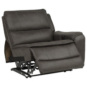 Marcell 5-Piece 3-Seat Power Home Theater Seating with Dual Consoles Grey - 609697PT