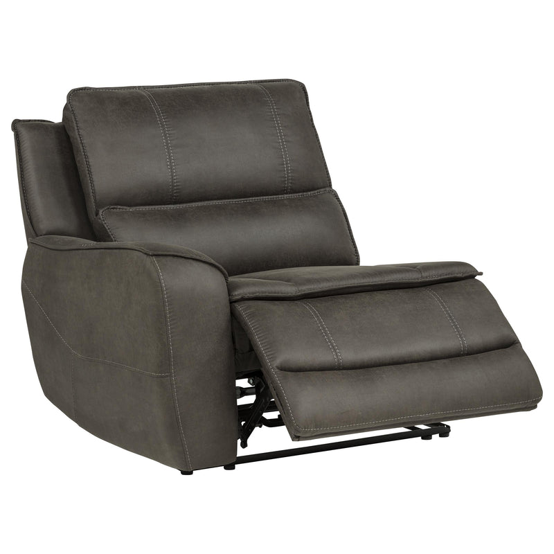 Marcell 5-Piece L-Shaped Modular Power Reclining Sectional Sofa Grey - 609690P