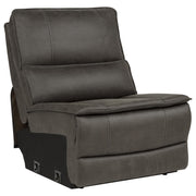 Marcell 5-Piece L-Shaped Modular Power Reclining Sectional Sofa Grey - 609690P