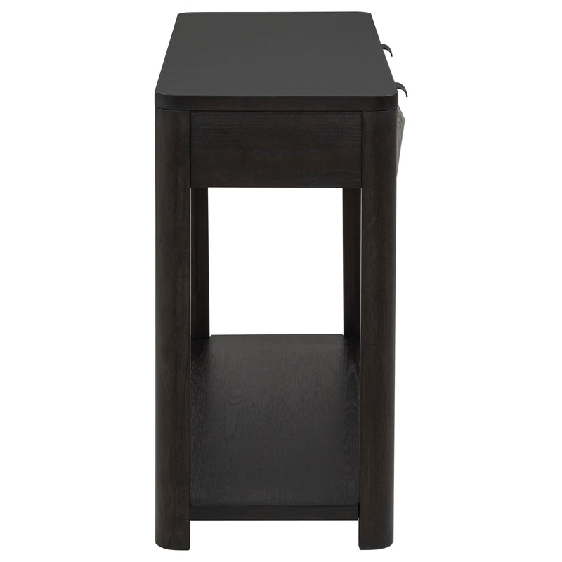 Marcelo Sofa Console Table with 2 Drawers and Shelf Coffee - 736069