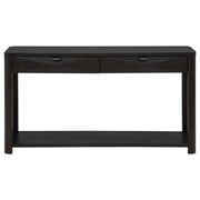 Marcelo Sofa Console Table with 2 Drawers and Shelf Coffee - 736069