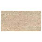 Marcelo Wood Coffee Table with 2 Drawers and Shelf Light Elm - 736058