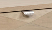 Marcelo Wood Coffee Table with 2 Drawers and Shelf Light Elm - 736058