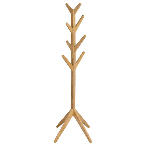 Margaret Solid Wood Coat Rack Clothing Hanger Natural Oak - 983271
