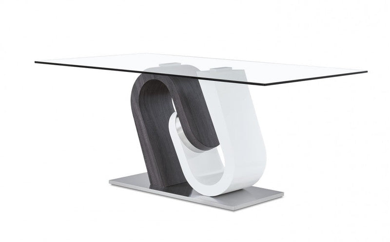 Margate Dining Room Set (Grey and White) - Lara FurnitureDining Room Set