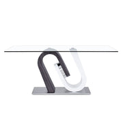 Margate Dining Room Set (Grey and White) - Lara FurnitureDining Room Set