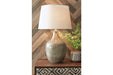 Mari Gray/Gold Finish Table Lamp - Gate FurnitureTable Lamp
