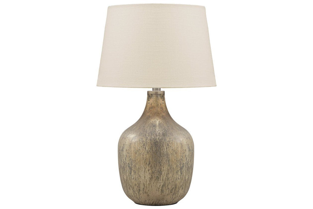 Mari Gray/Gold Finish Table Lamp - Gate FurnitureTable Lamp