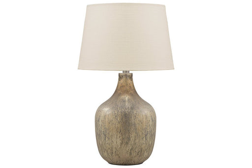 Mari Gray/Gold Finish Table Lamp - Gate FurnitureTable Lamp
