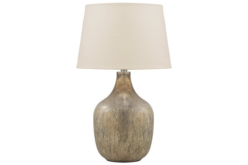 Mari Gray/Gold Finish Table Lamp - Lara FurnitureTable Lamp