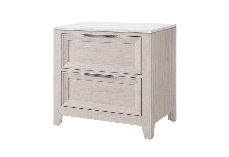 Mariah Beige Nightstand - MARIAH-BEIGE-NS