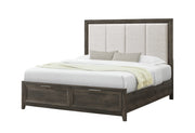 Mariah Dark Brown Full Bed - MARIAH-DRK BRWN-FB