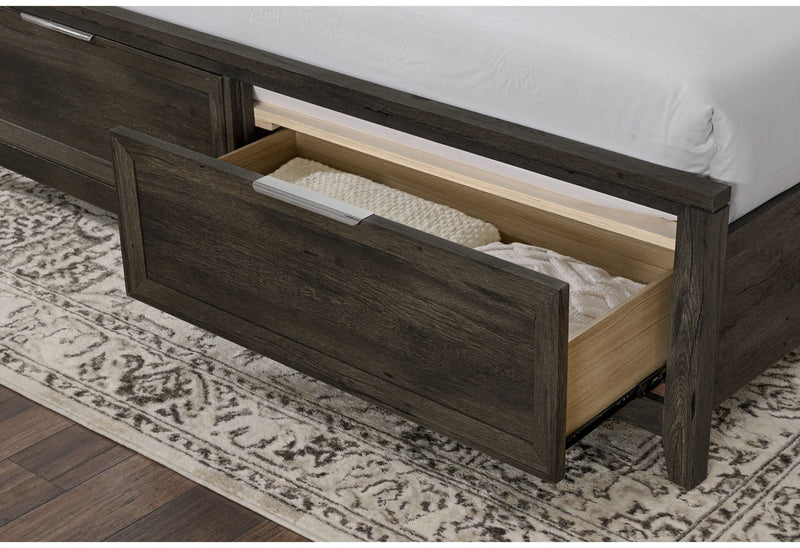 Mariah Dark Brown Full Bed - MARIAH-DRK BRWN-FB