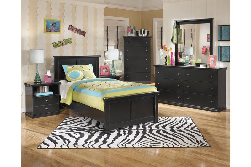 Maribel Black Chest of Drawers - Lara FurnitureChest