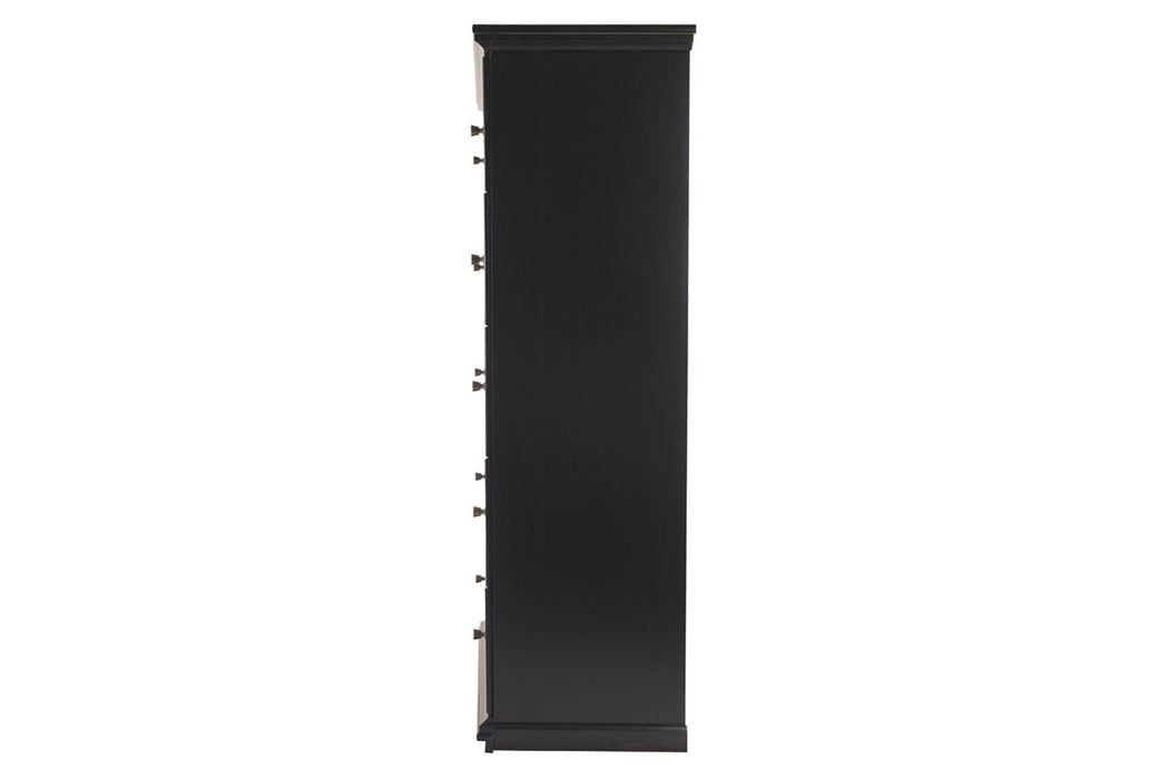 Maribel Black Chest of Drawers - Gate FurnitureChest