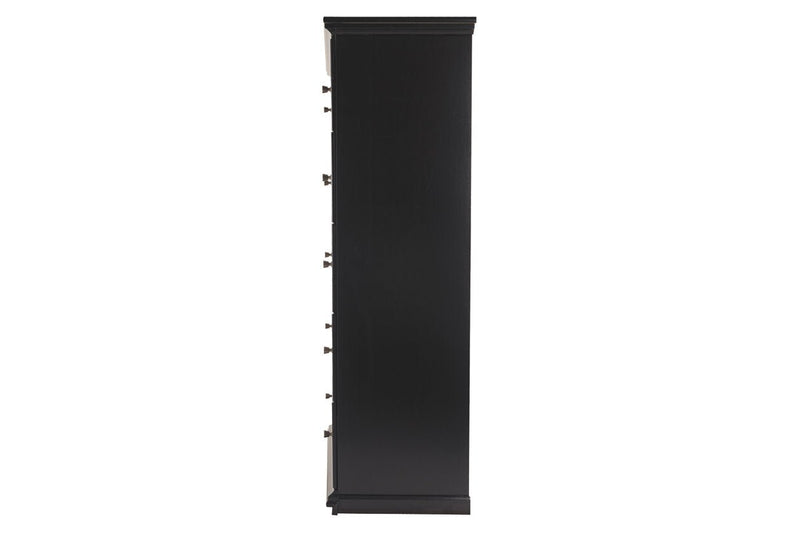 Maribel Black Chest of Drawers - Lara FurnitureChest
