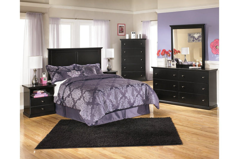 Maribel Black Chest of Drawers - Lara FurnitureChest
