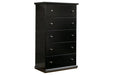 Maribel Black Chest of Drawers - Gate FurnitureChest