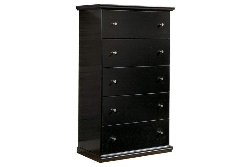 Maribel Black Chest of Drawers - Lara FurnitureChest