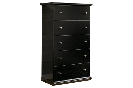 Maribel Black Chest of Drawers - Lara FurnitureChest