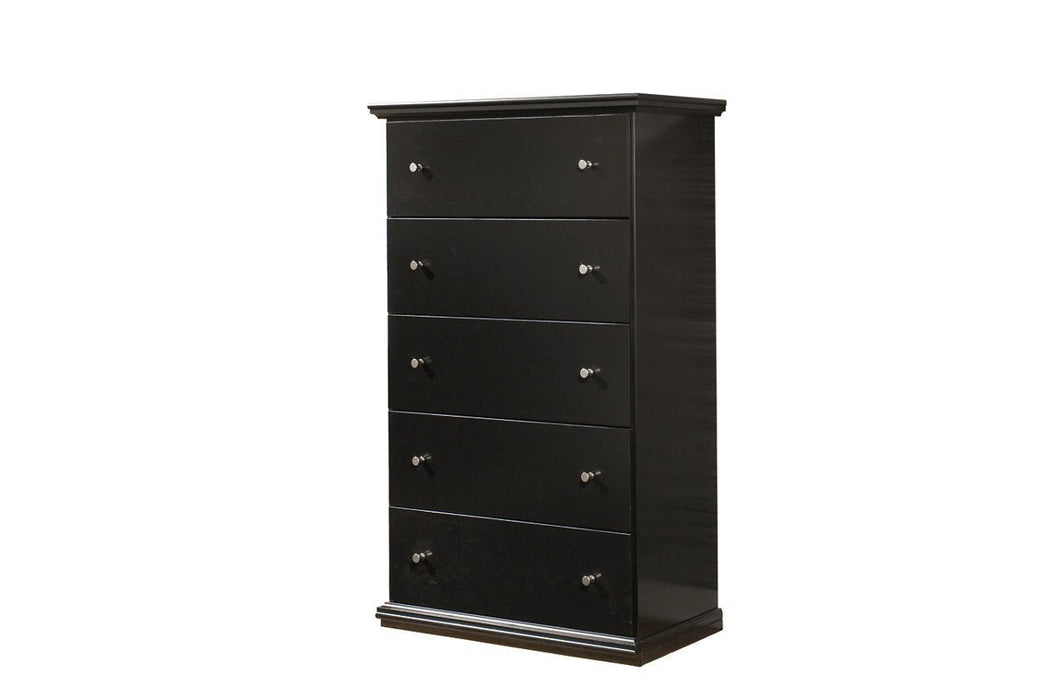 Maribel Black Chest of Drawers - Gate FurnitureChest
