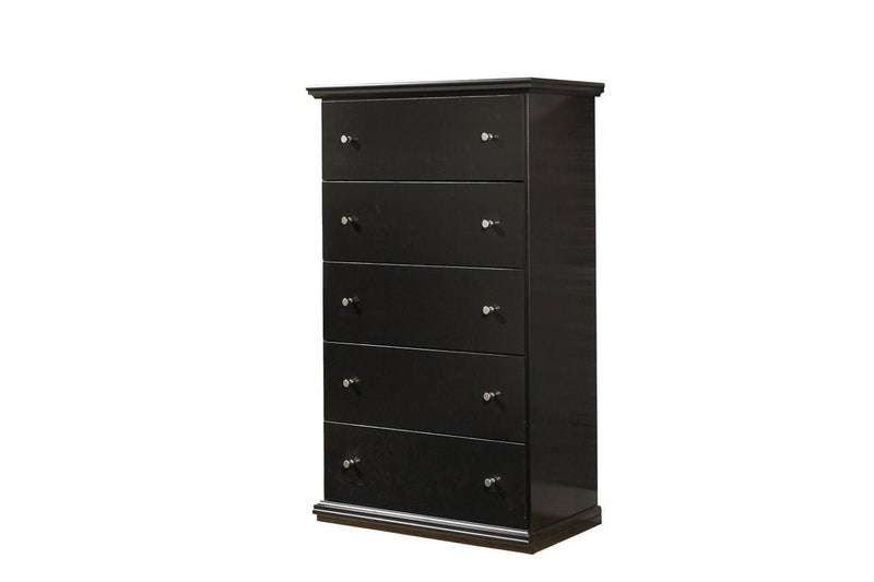 Maribel Black Chest of Drawers - Lara FurnitureChest