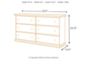 Maribel Black Dresser - Lara FurnitureDresser