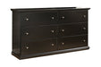 Maribel Black Dresser - Gate FurnitureDresser