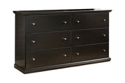 Maribel Black Dresser - Lara FurnitureDresser