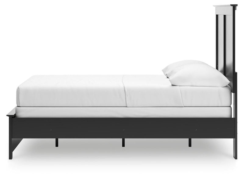 Maribel Black Full Panel Bed - B138B52