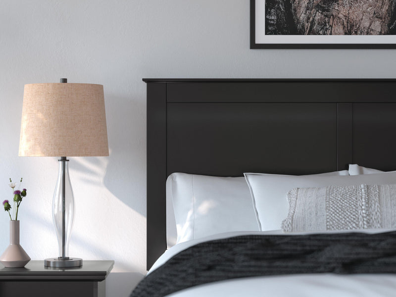 Maribel Black Queen Panel Bed - B138B53