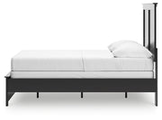 Maribel Full Panel Bed with Dresser and Nightstand in Black from Ashley - Lara Furniture