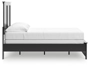 Maribel Full Panel Bed with Dresser and Nightstand in Black from Ashley - Lara Furniture
