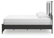 Maribel King Panel Bed with Dresser and Nightstand in Black from Ashley - Lara Furniture