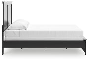 Maribel King Panel Bed with Dresser and Nightstand in Black from Ashley - Lara Furniture