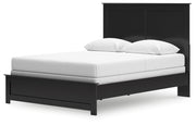 Maribel Queen Panel Bed with Dresser and Nightstand in Black from Ashley - Lara Furniture