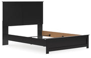 Maribel Queen Panel Bed with Dresser and Nightstand in Black from Ashley - Lara Furniture