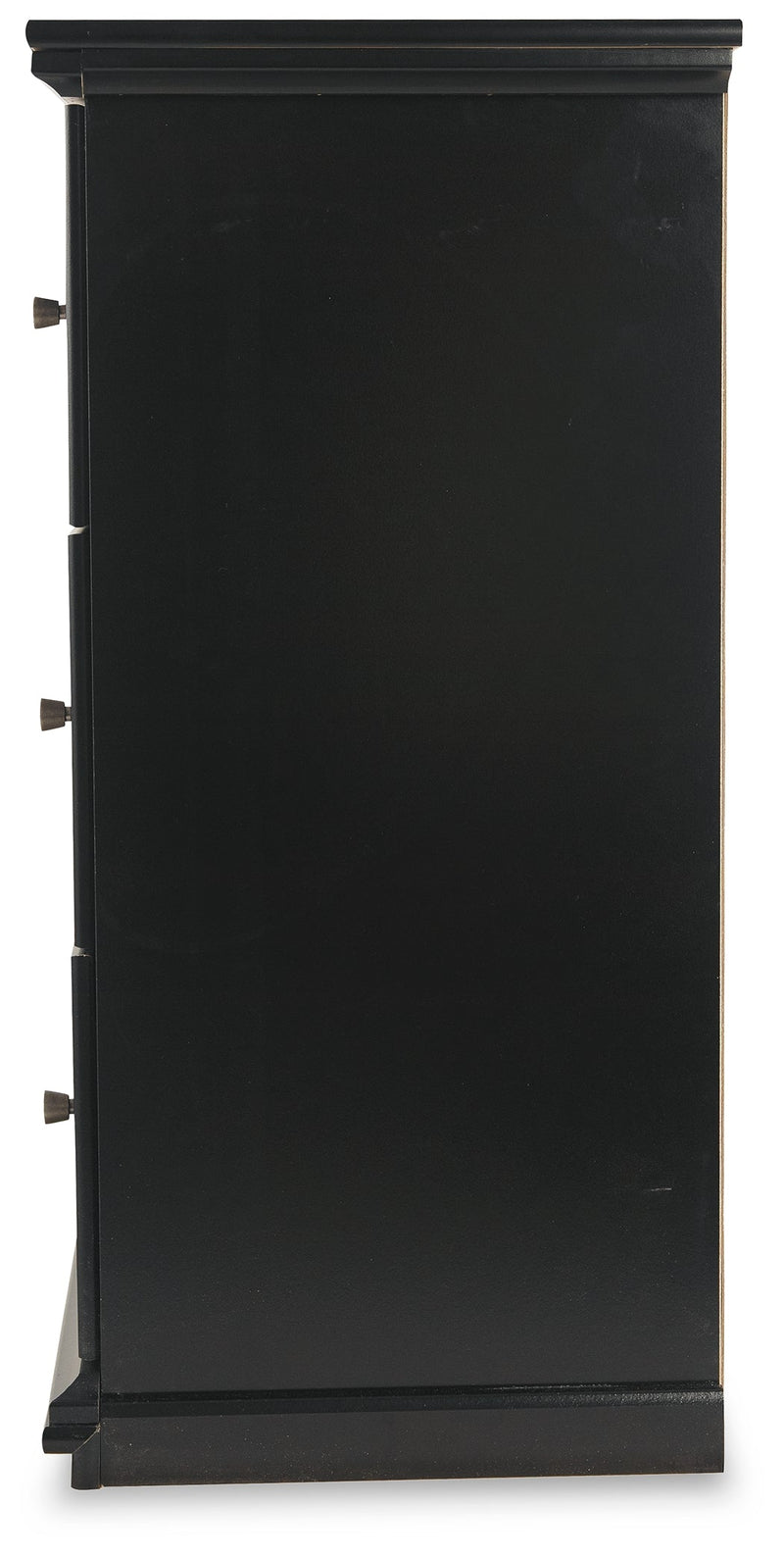 Maribel Twin Panel Bed with Dresser and Nightstand in Black from Ashley - Lara Furniture