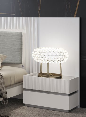 Marina Nightstand White - Lara FurnitureNightstand