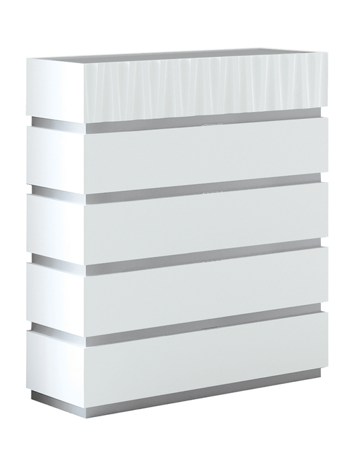 Marina White 5-Drawer Chest - i32391
