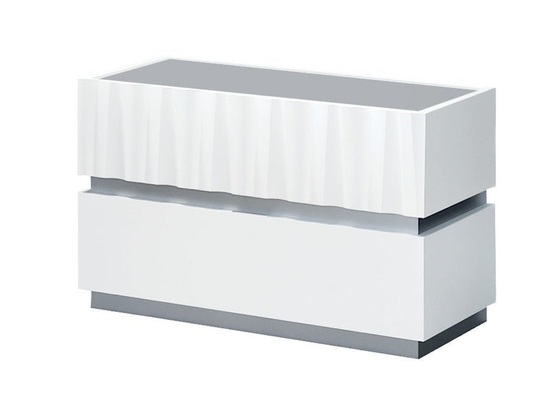 Marina White Bedroom Set - Lara FurnitureBedroom Set