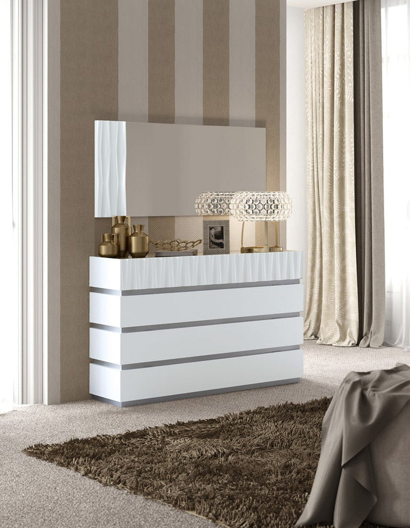 Marina White Bedroom Set - Lara FurnitureBedroom Set