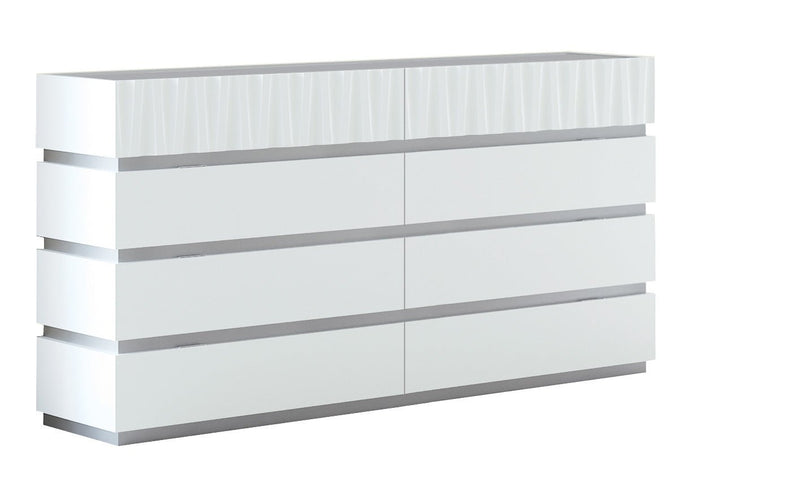 Marina White Bedroom Set - Lara FurnitureBedroom Set