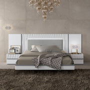 Marina White Bedroom Set - Lara FurnitureBedroom Set