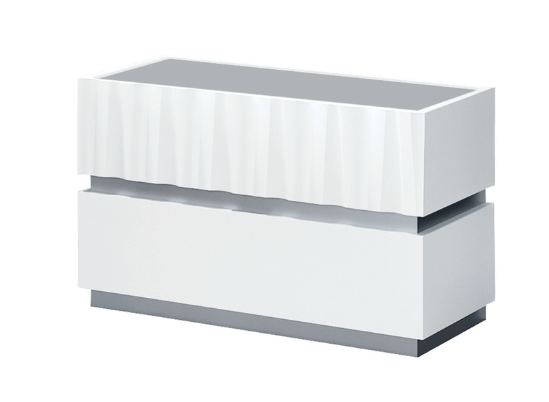 Marina White Nightstand - i32387
