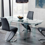 Marion Black Dining Room Set - Lara FurnitureDining Room Set